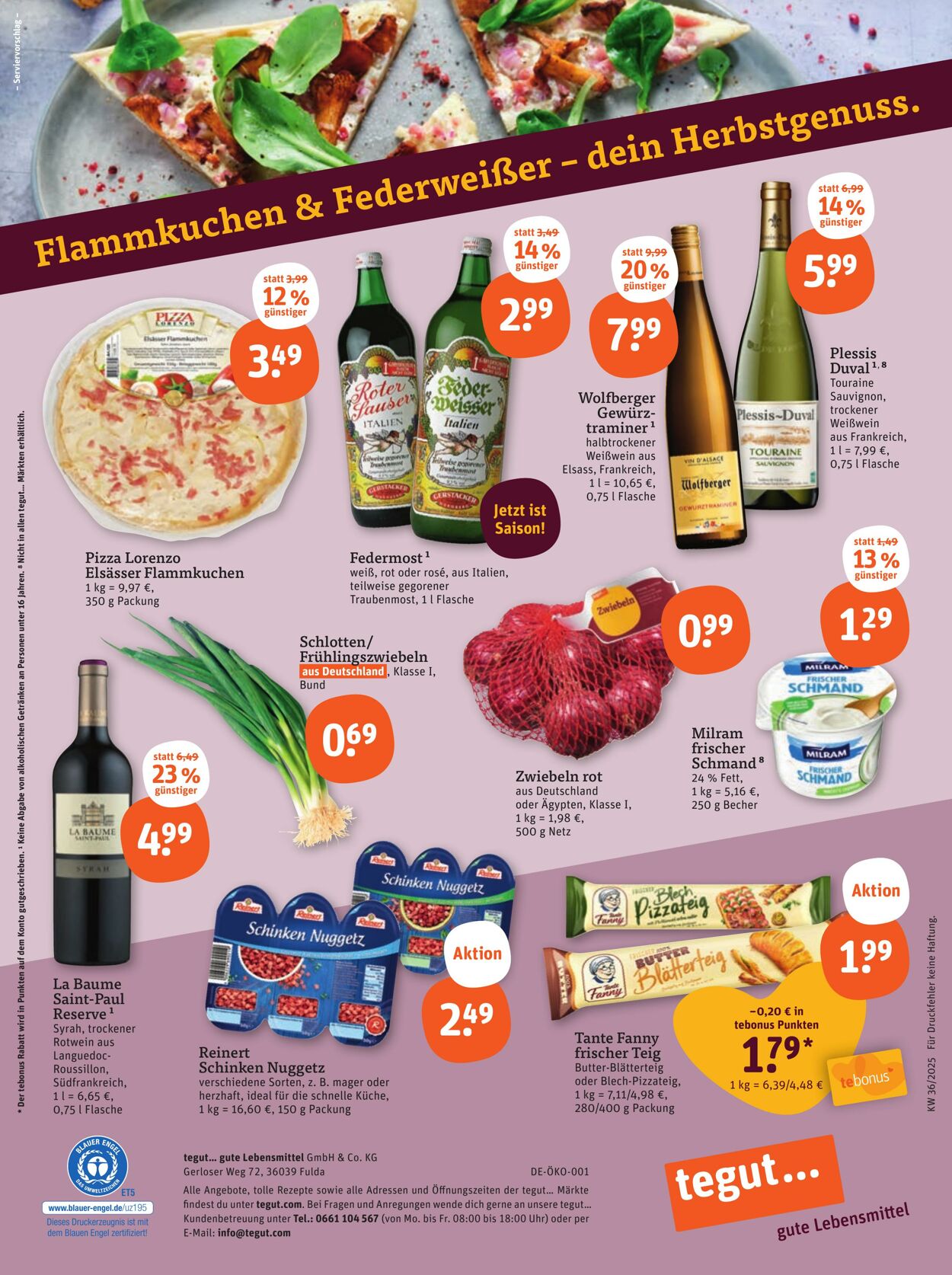 Prospekt Tegut 01.09.2025 - 07.09.2025