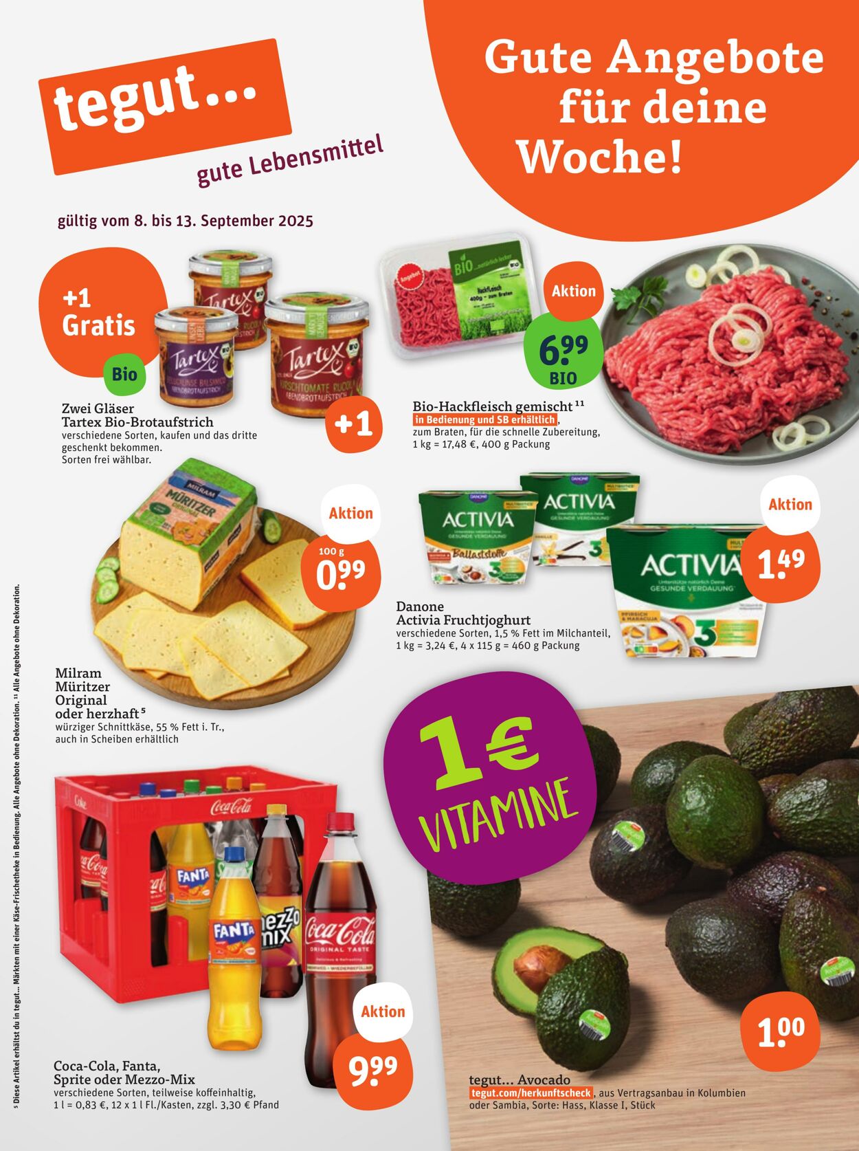 Prospekt Tegut 08.09.2025 - 14.09.2025