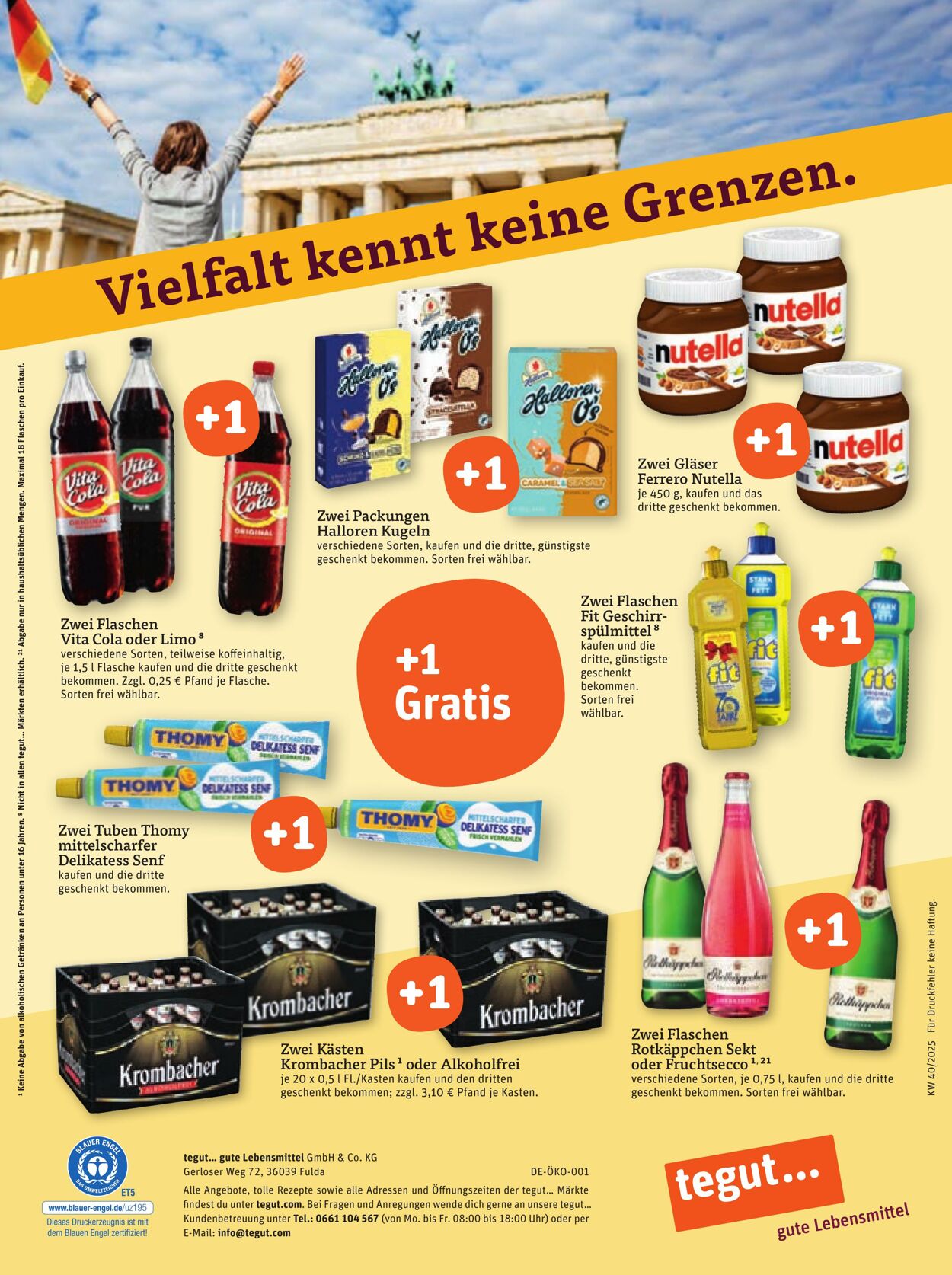 Prospekt Tegut 22.09.2025 - 28.09.2025