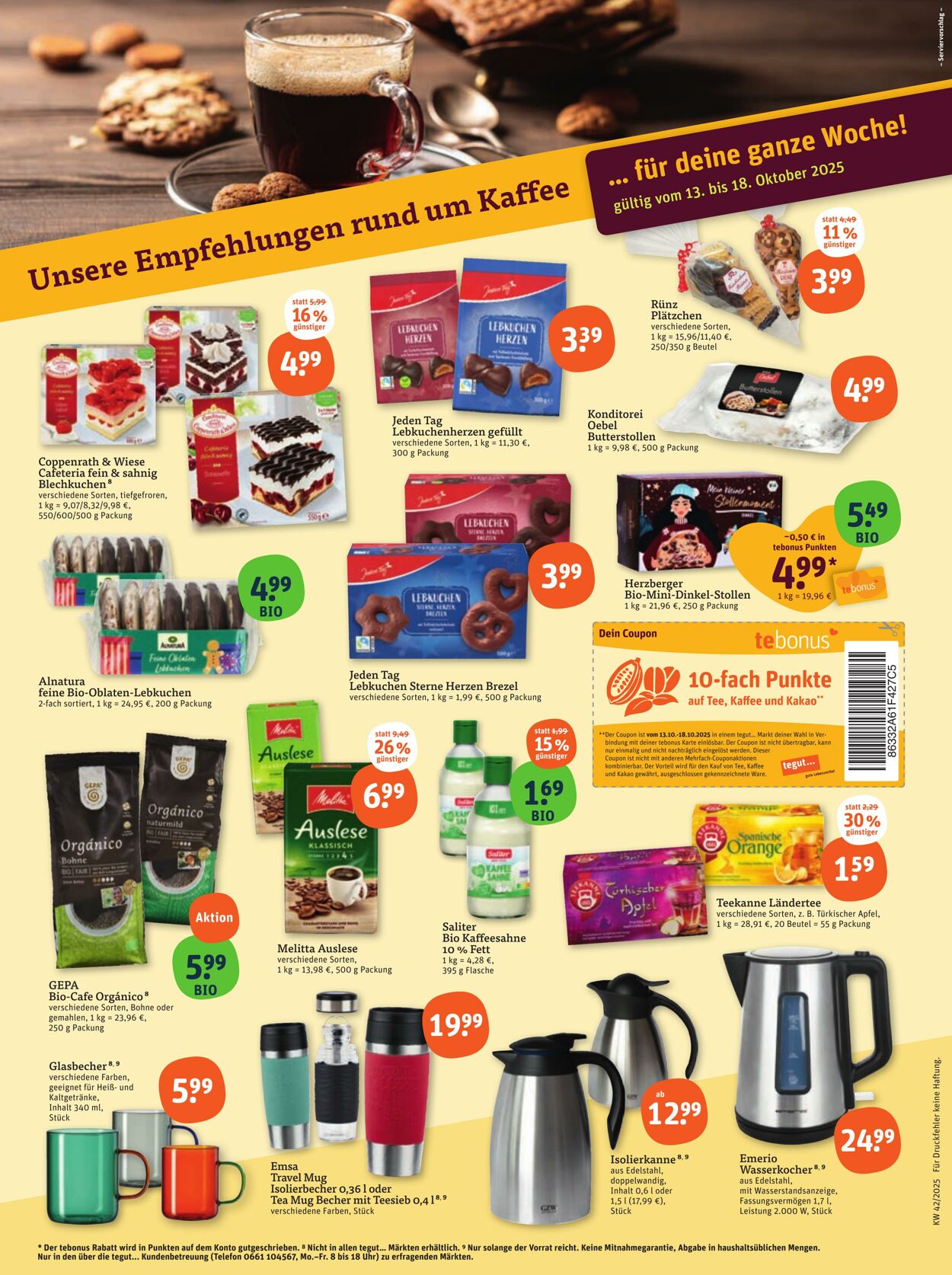Prospekt Tegut 06.10.2025 - 12.10.2025