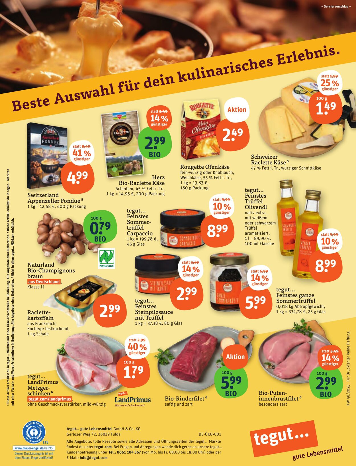 Prospekt Tegut 17.11.2025 - 23.11.2025
