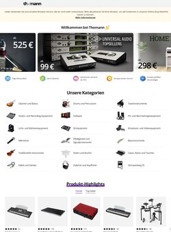 Prospekt Thomann 26.01.2026 - 04.02.2026