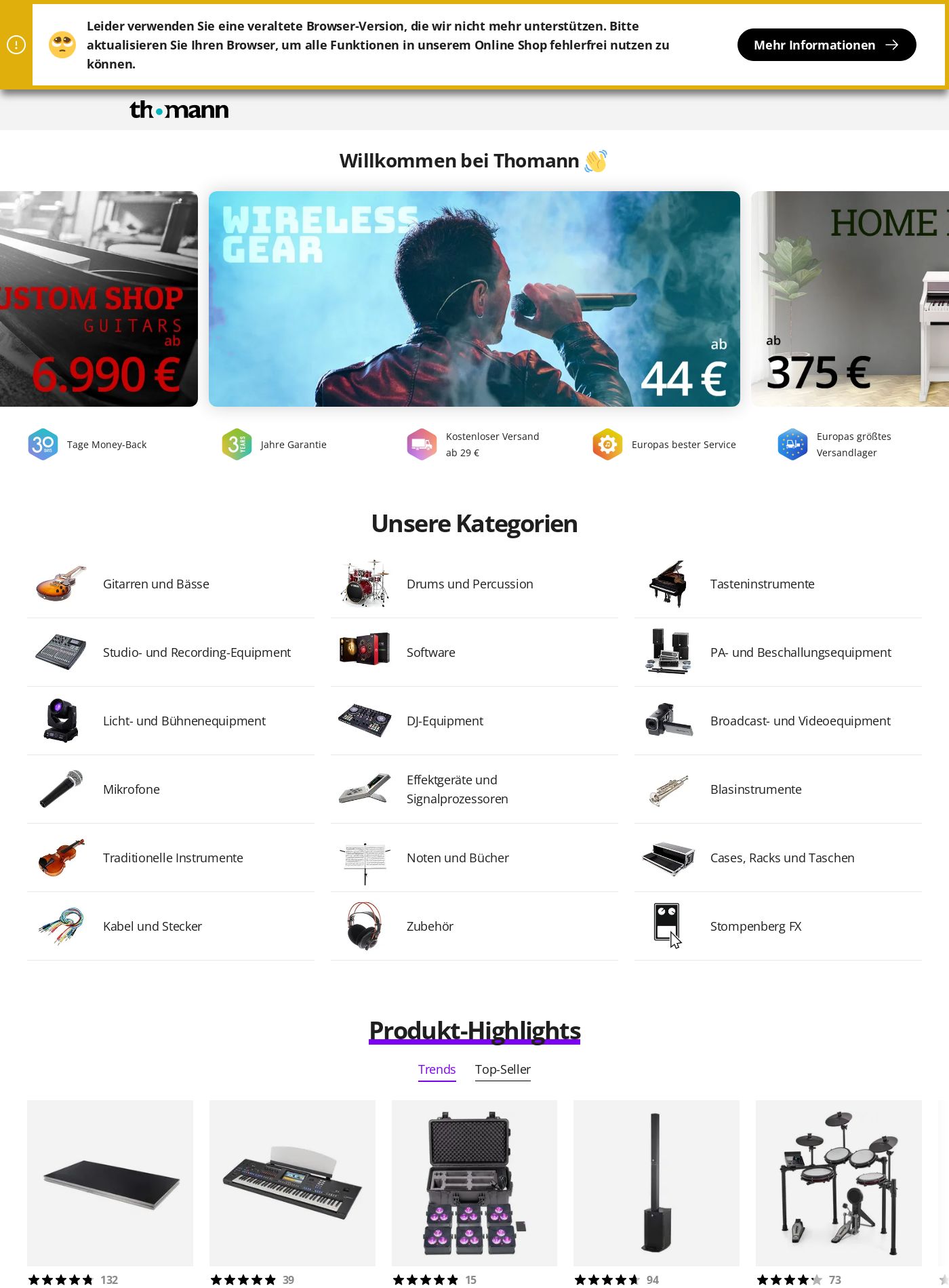 Prospekt Thomann 23.06.2025 - 02.07.2025