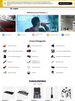 Prospekt Thomann 23.06.2025 - 02.07.2025