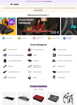 Prospekt Thomann 21.07.2025 - 30.07.2025