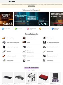 Prospekt Thomann 29.12.2025 - 07.01.2026