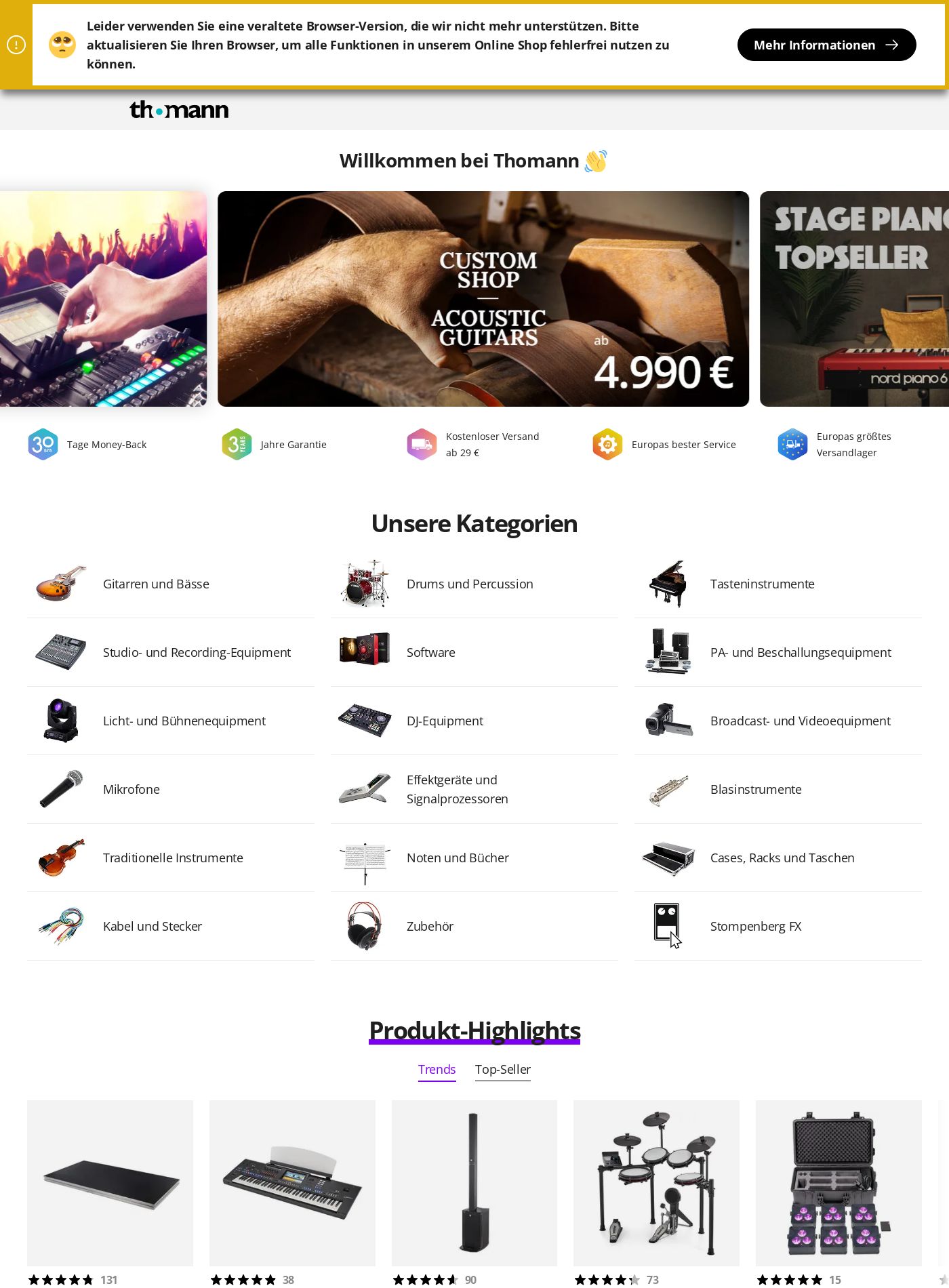 Prospekt Thomann 09.06.2025 - 18.06.2025