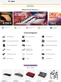 Prospekt Thomann 28.07.2025 - 06.08.2025