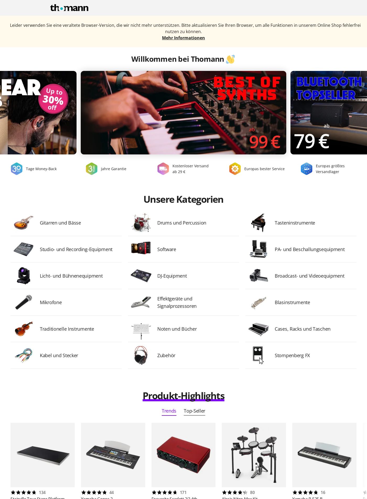 Prospekt Thomann 01.09.2025 - 10.09.2025