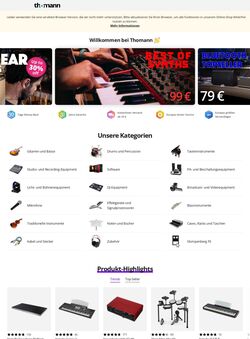 Prospekt Thomann 01.09.2025 - 10.09.2025