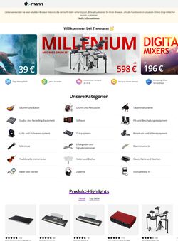 Prospekt Thomann 25.08.2025 - 03.09.2025