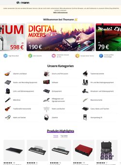 Prospekt Thomann 06.10.2025 - 15.10.2025