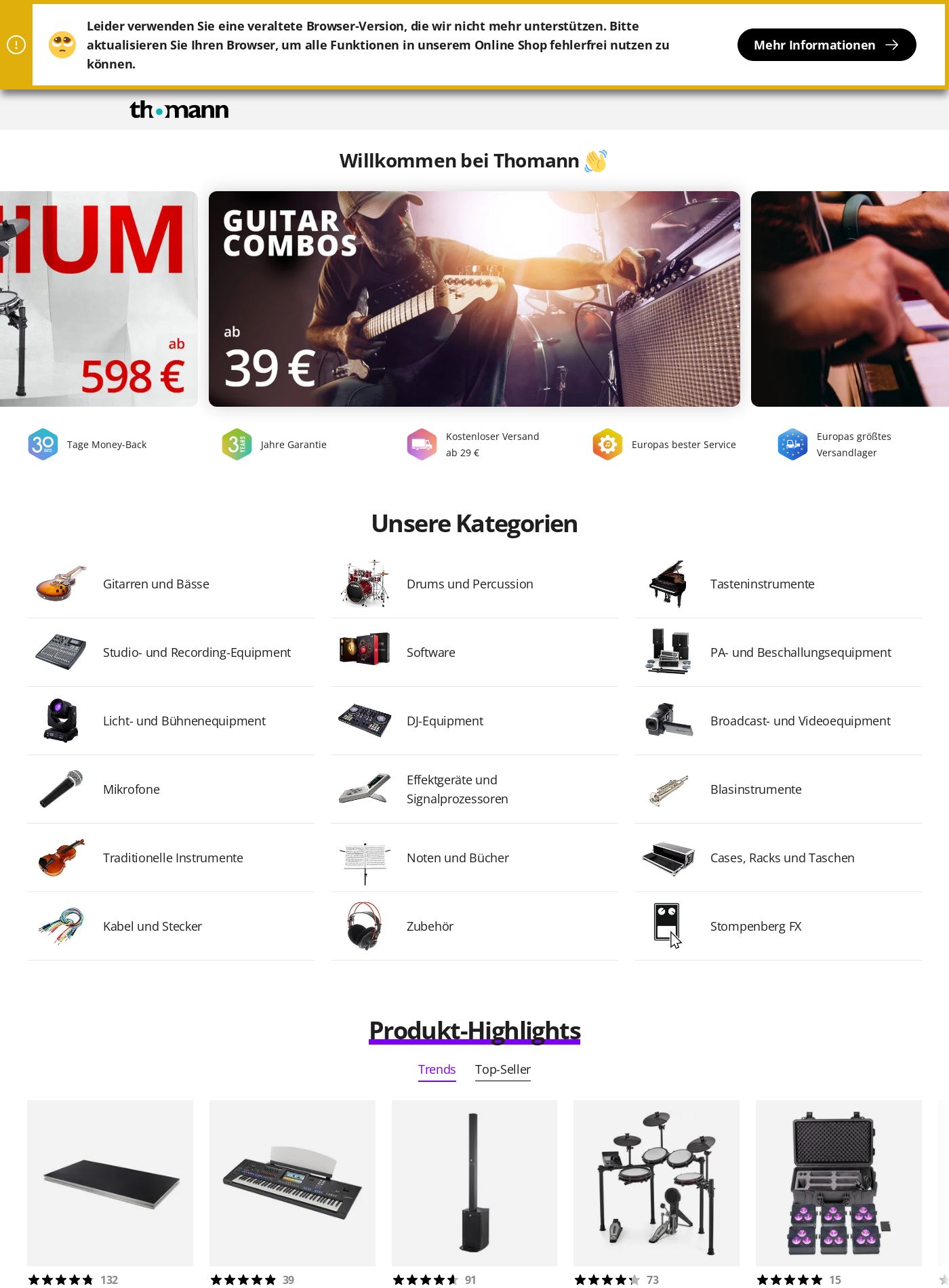 Prospekt Thomann 16.06.2025 - 25.06.2025