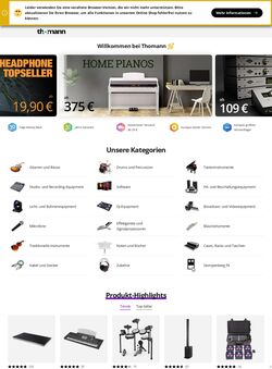 Prospekt Thomann 26.05.2025 - 04.06.2025
