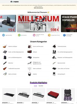 Prospekt Thomann 22.12.2025 - 31.12.2025