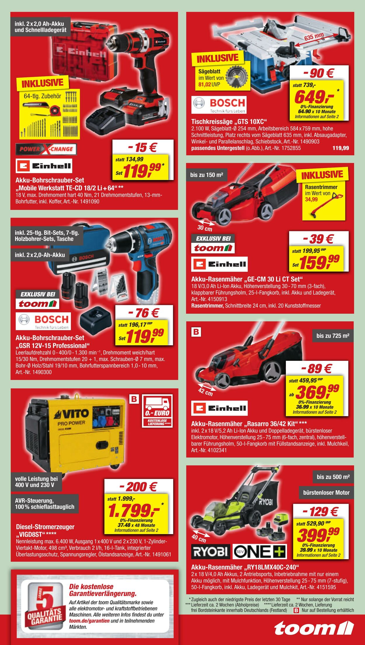 Prospekt Toom Baumarkt 13.04.2024 - 19.04.2024