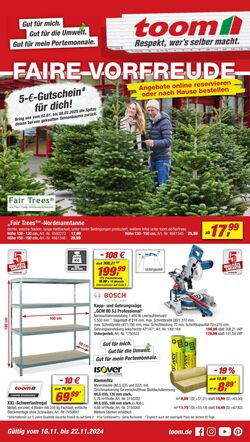 Prospekt Toom Baumarkt 18.11.2024 - 25.11.2024