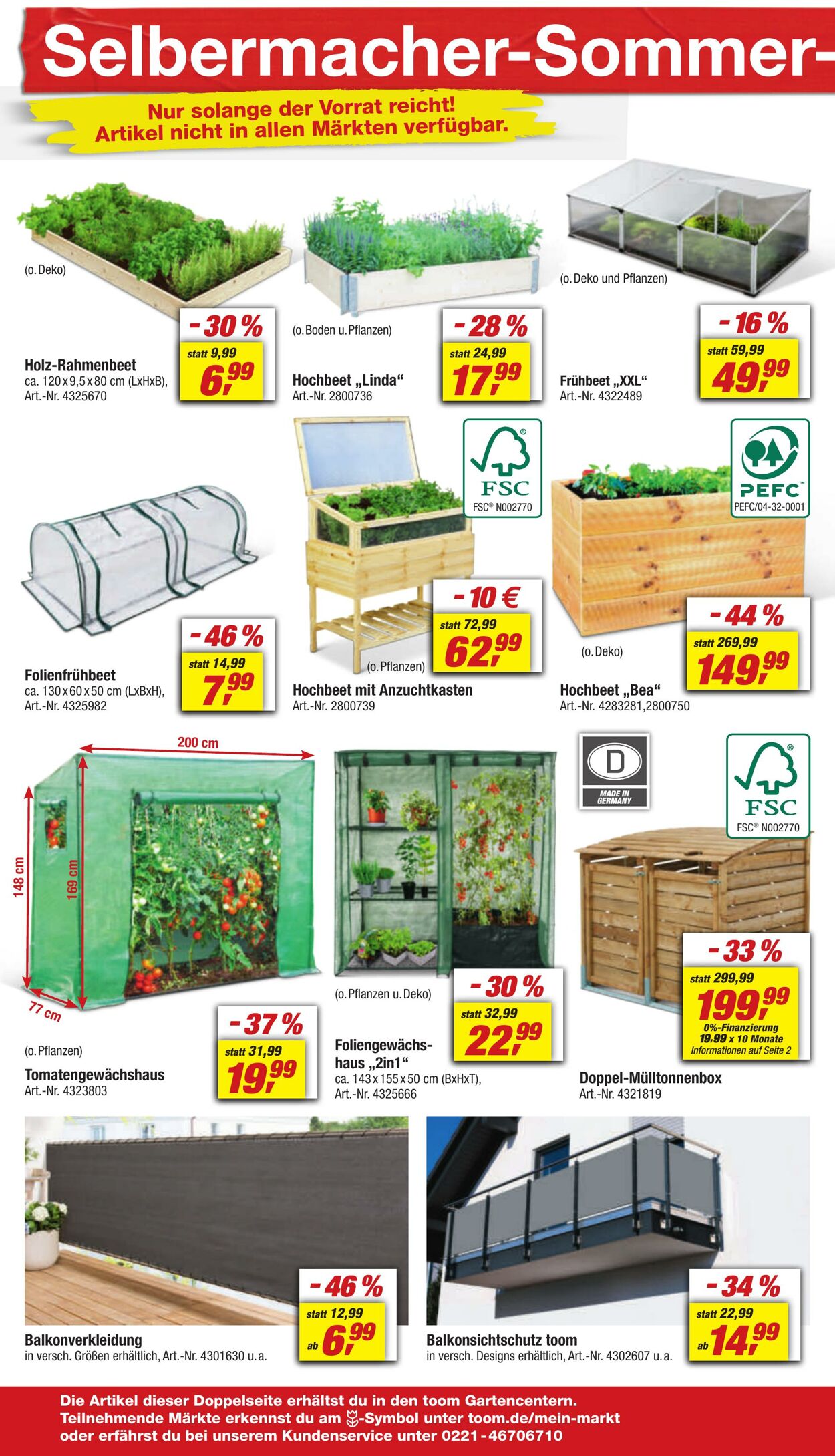 Prospekt Toom Baumarkt 03.08.2024 - 09.08.2024