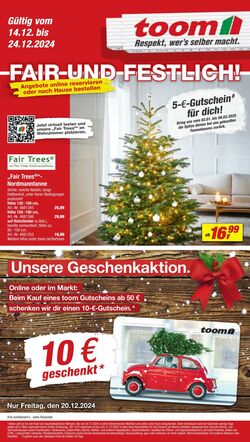 Prospekt Toom Baumarkt 14.12.2024 - 24.12.2024