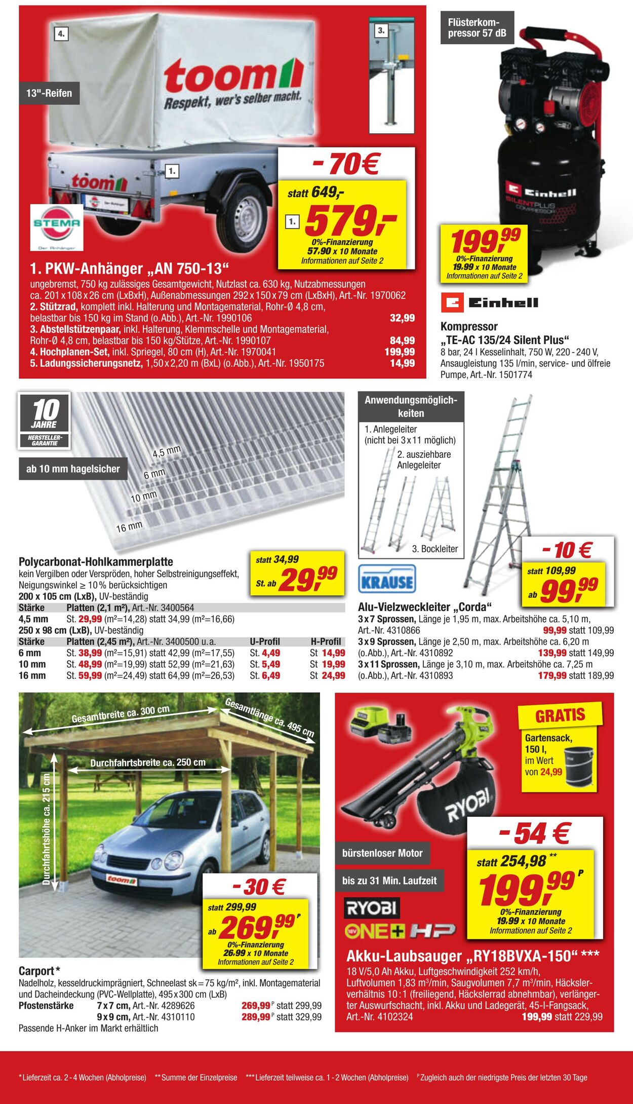 Prospekt Toom Baumarkt 28.10.2024 - 04.11.2024