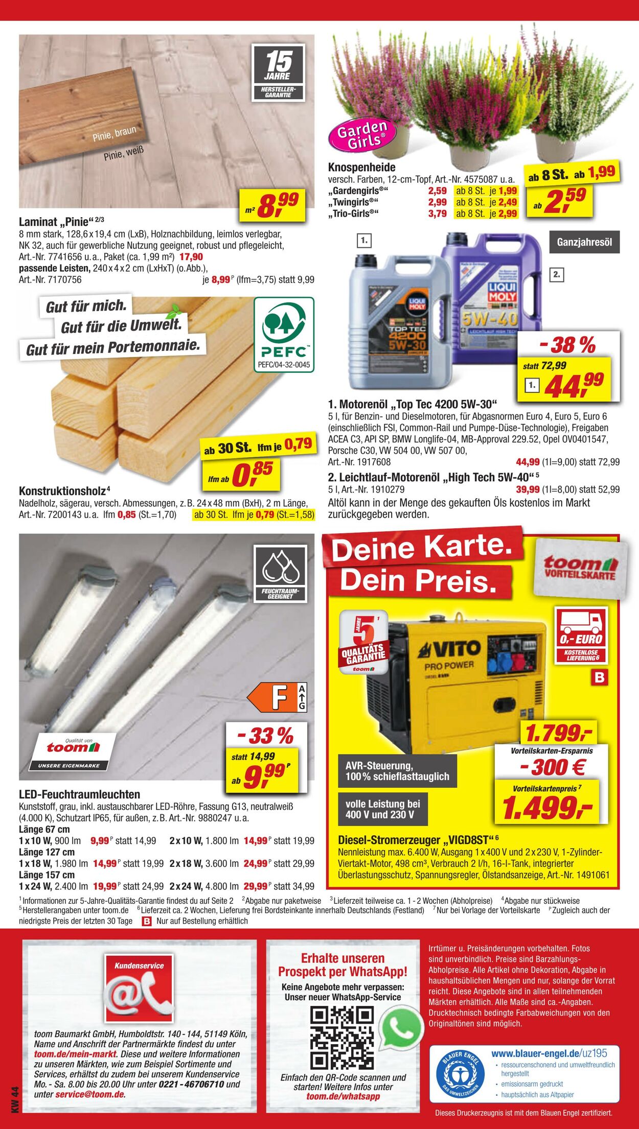 Prospekt Toom Baumarkt 28.10.2024 - 04.11.2024