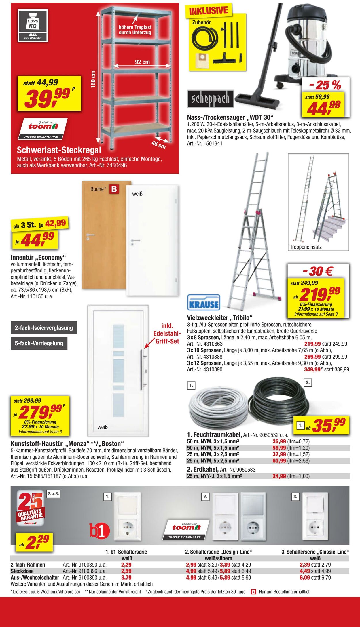 Prospekt Toom Baumarkt 23.01.2025 - 06.02.2025