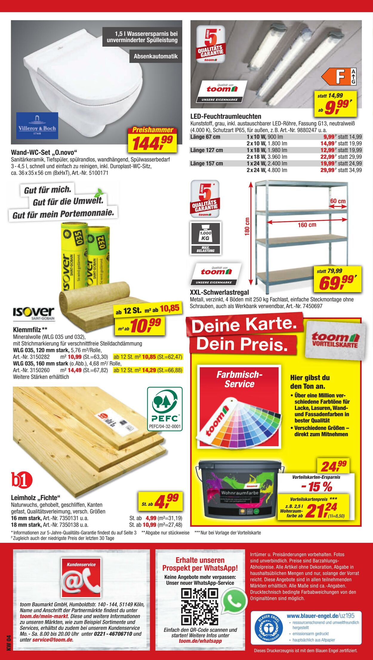 Prospekt Toom Baumarkt 23.01.2025 - 06.02.2025