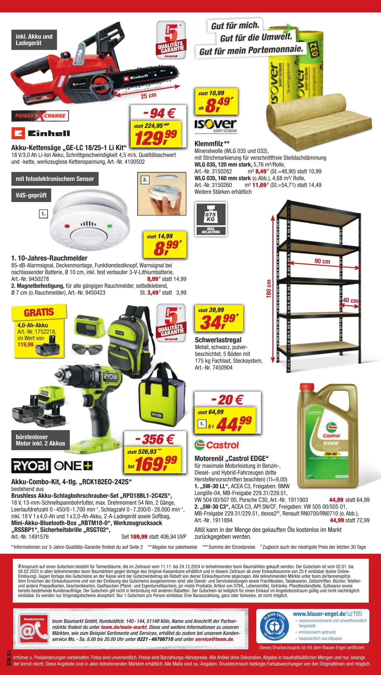 Prospekt Toom Baumarkt 14.12.2024 - 24.12.2024