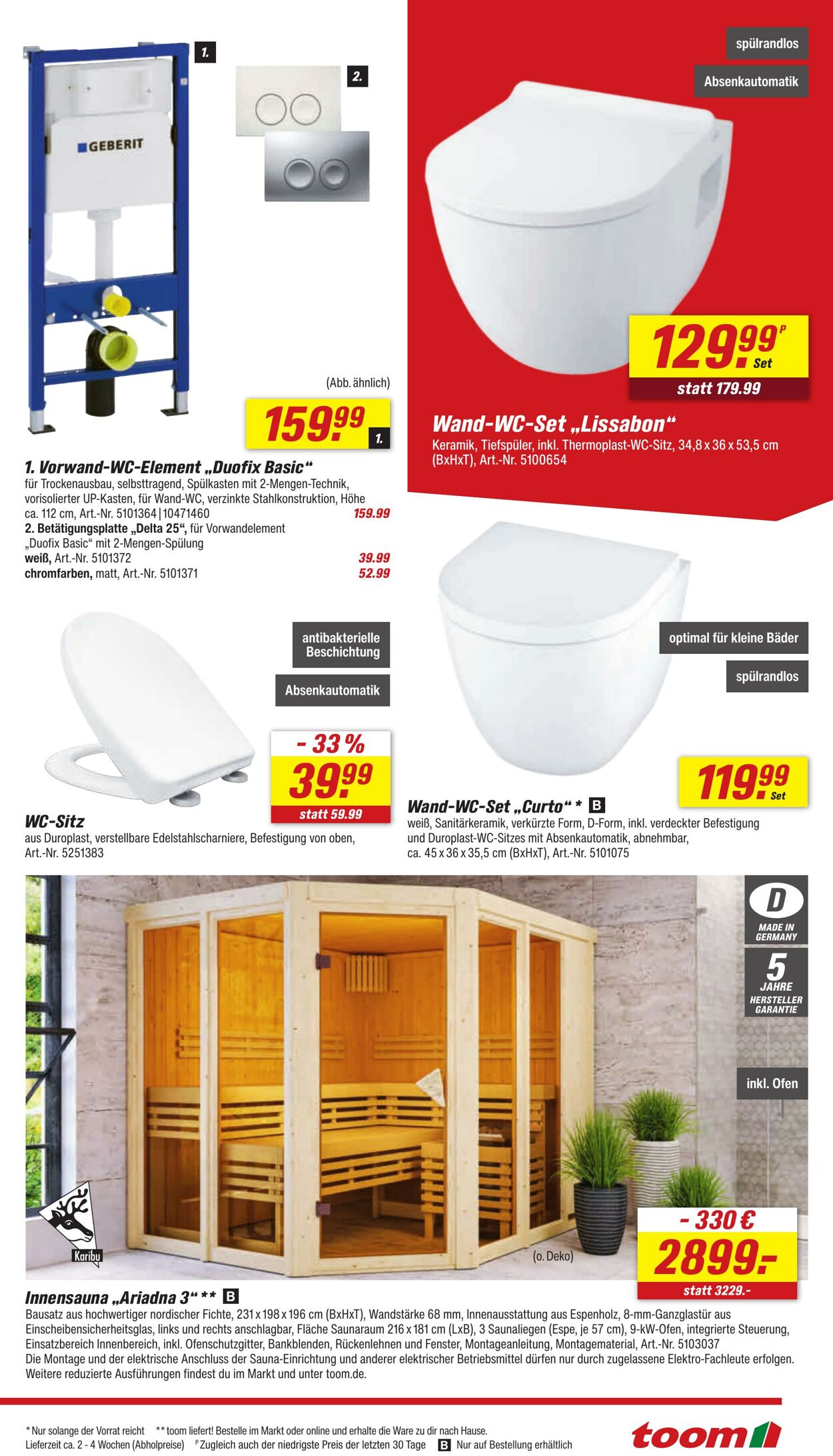 Prospekt Toom Baumarkt 20.10.2025 - 03.11.2025