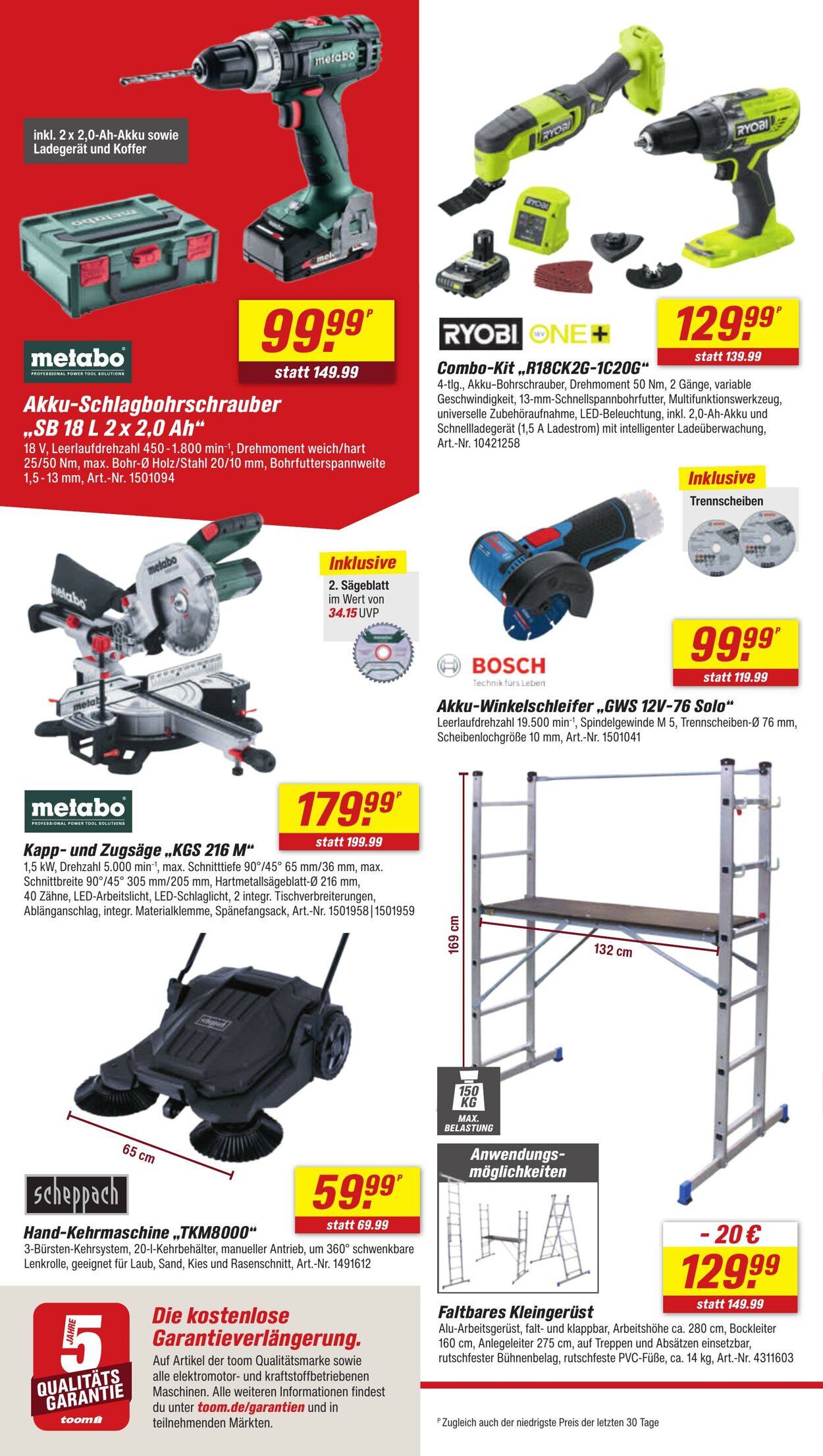 Prospekt Toom Baumarkt 20.10.2025 - 03.11.2025