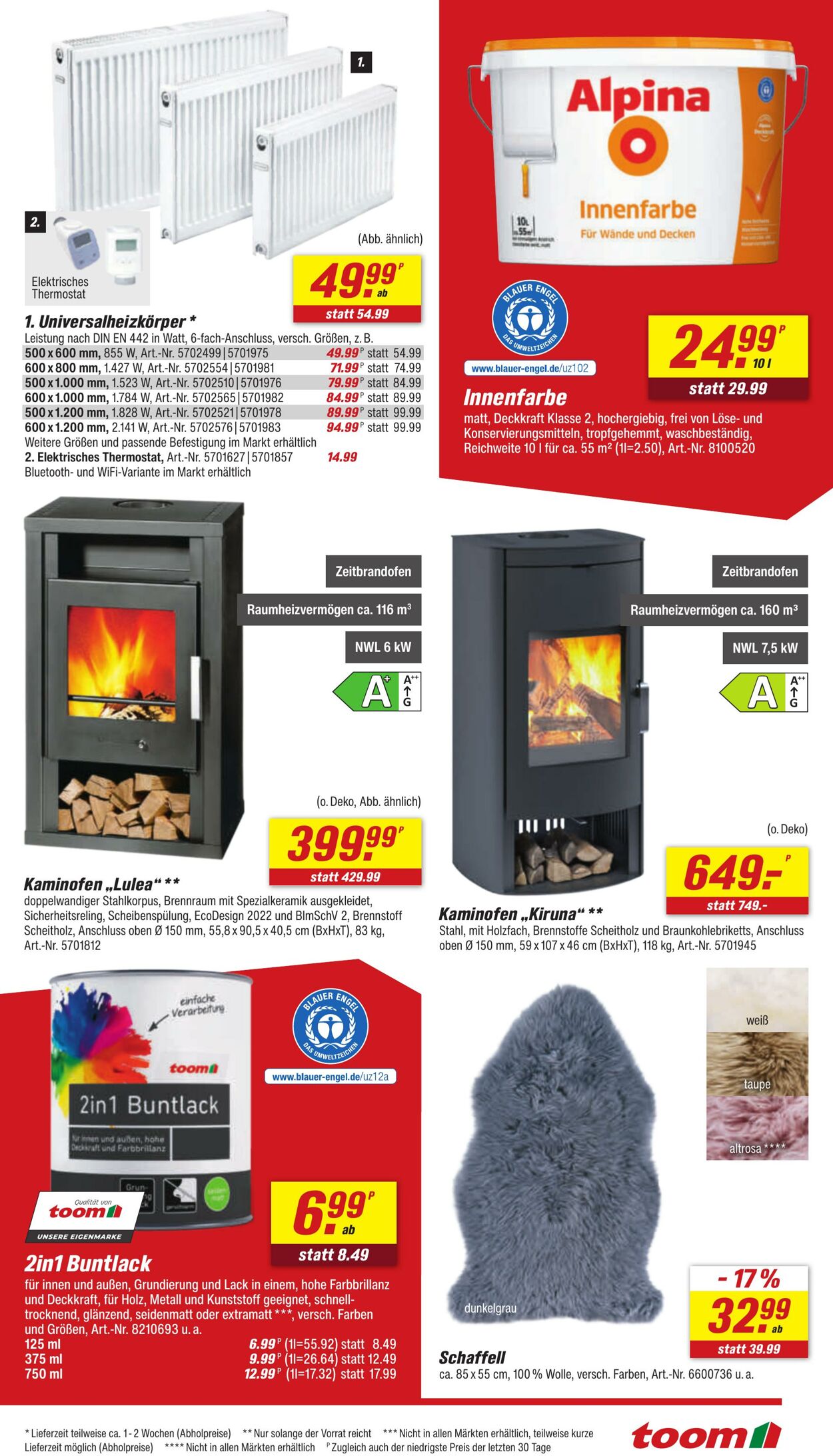 Prospekt Toom Baumarkt 20.10.2025 - 03.11.2025