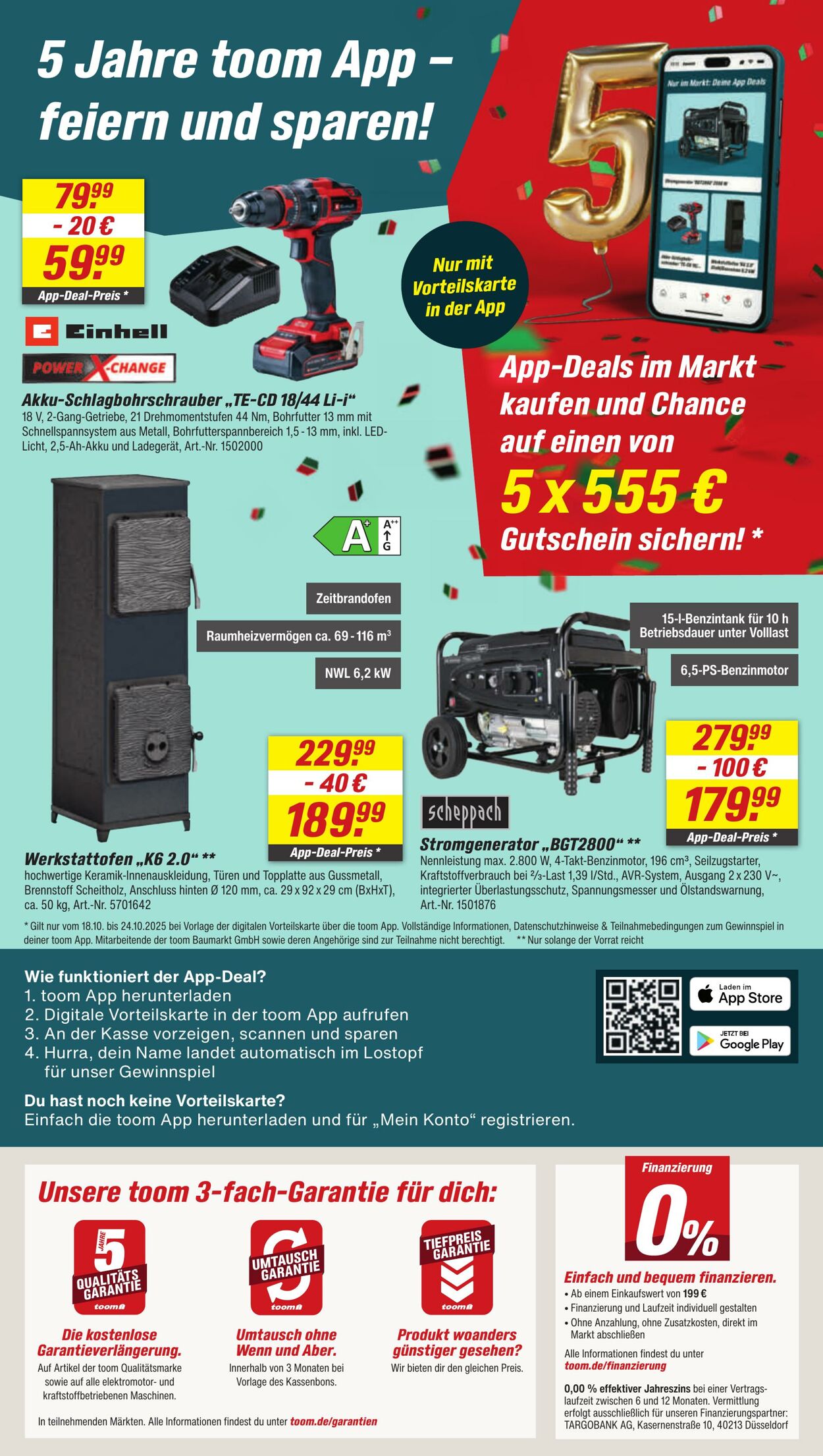 Prospekt Toom Baumarkt 20.10.2025 - 03.11.2025