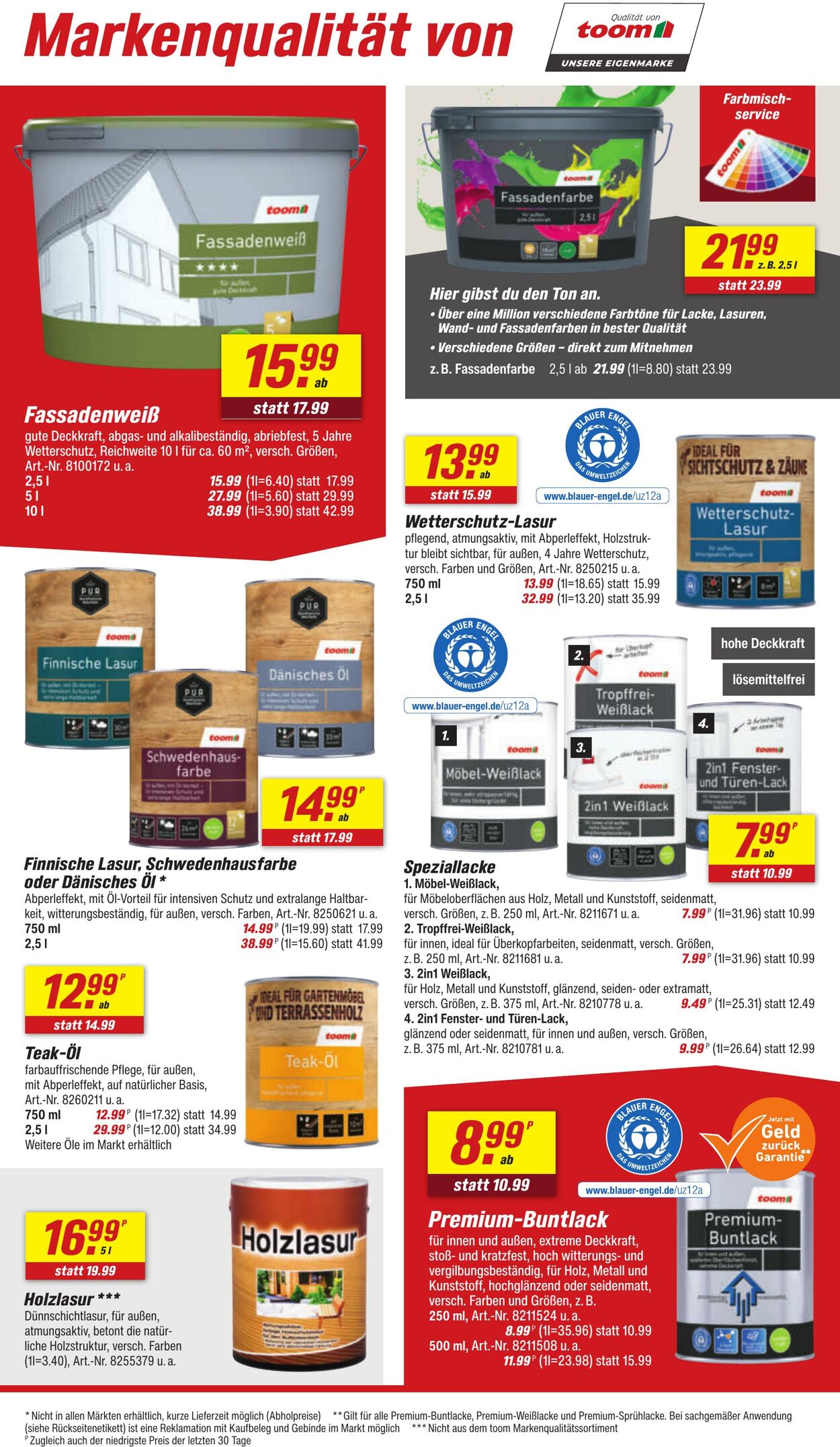 Prospekt Toom Baumarkt 13.08.2025 - 27.08.2025