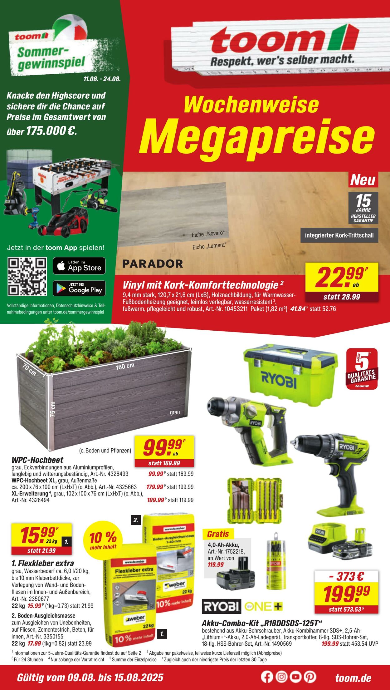 Prospekt Toom Baumarkt 13.08.2025 - 27.08.2025