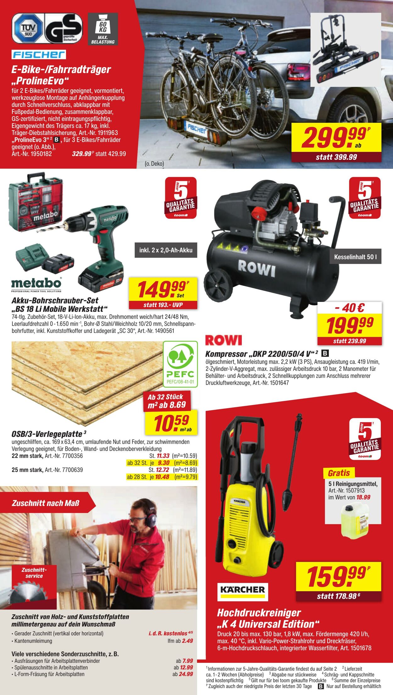 Prospekt Toom Baumarkt 13.08.2025 - 27.08.2025