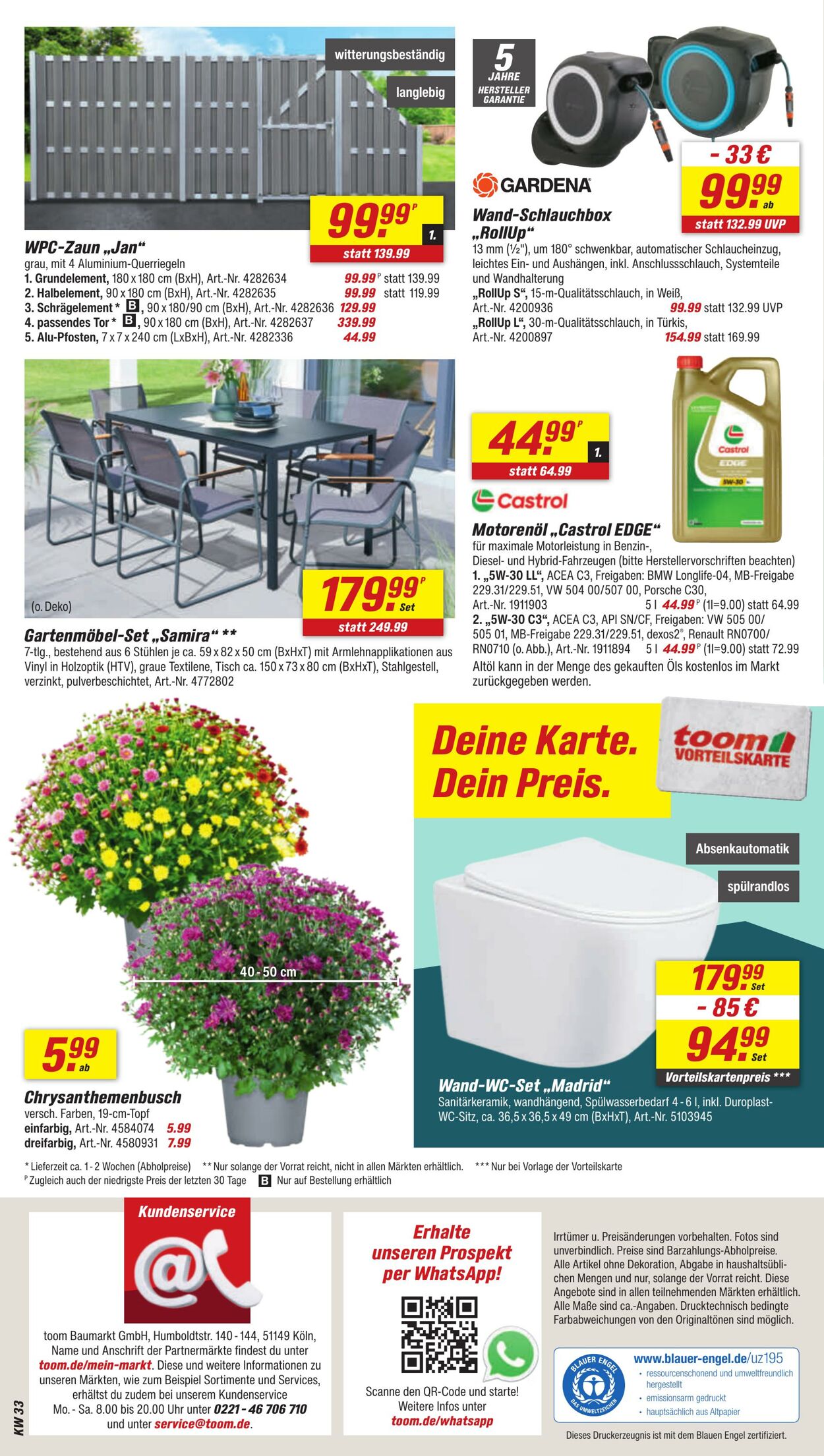 Prospekt Toom Baumarkt 13.08.2025 - 27.08.2025