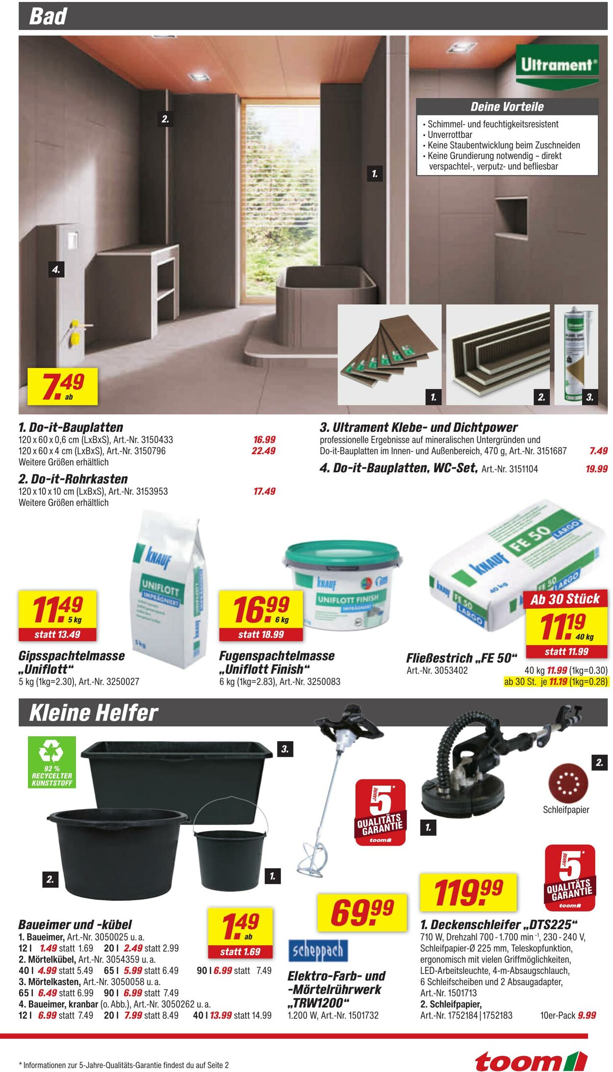 Prospekt Toom Baumarkt 01.10.2025 - 15.10.2025