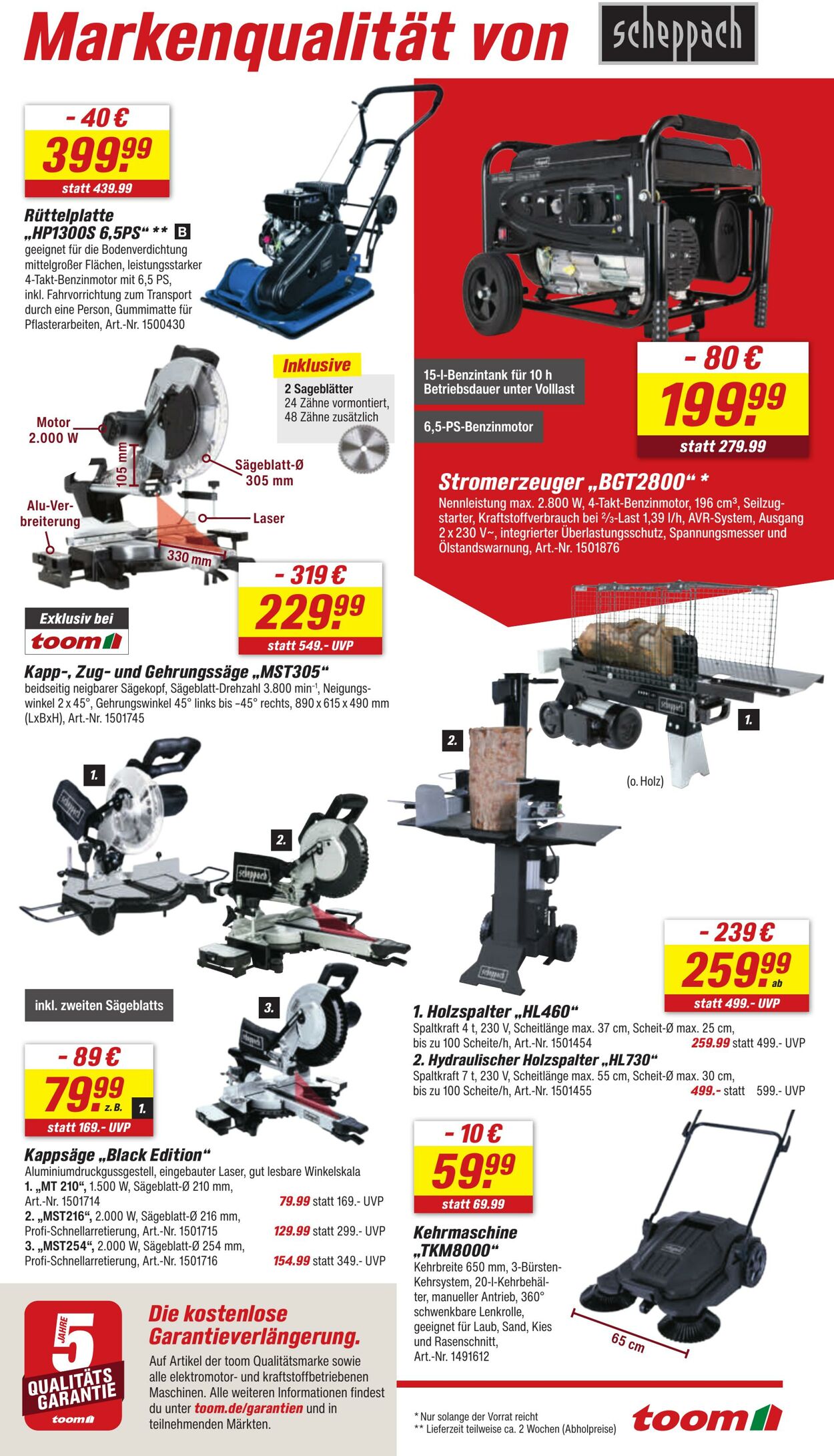 Prospekt Toom Baumarkt 15.09.2025 - 29.09.2025