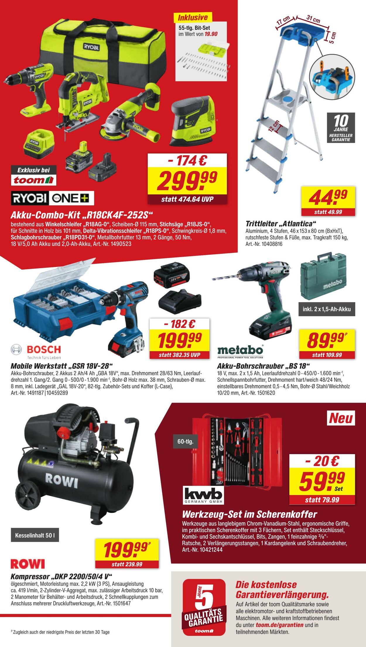 Prospekt Toom Baumarkt 15.09.2025 - 29.09.2025