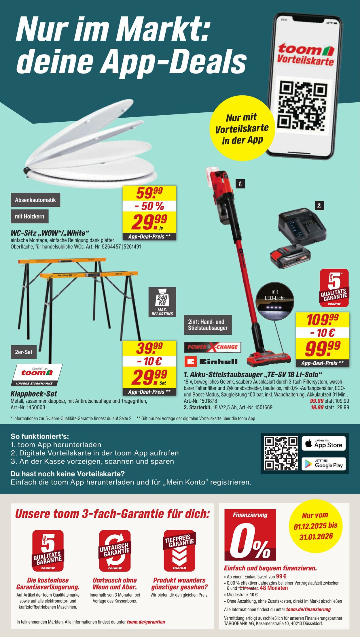 Prospekt Toom Baumarkt 09.12.2025 - 23.12.2025