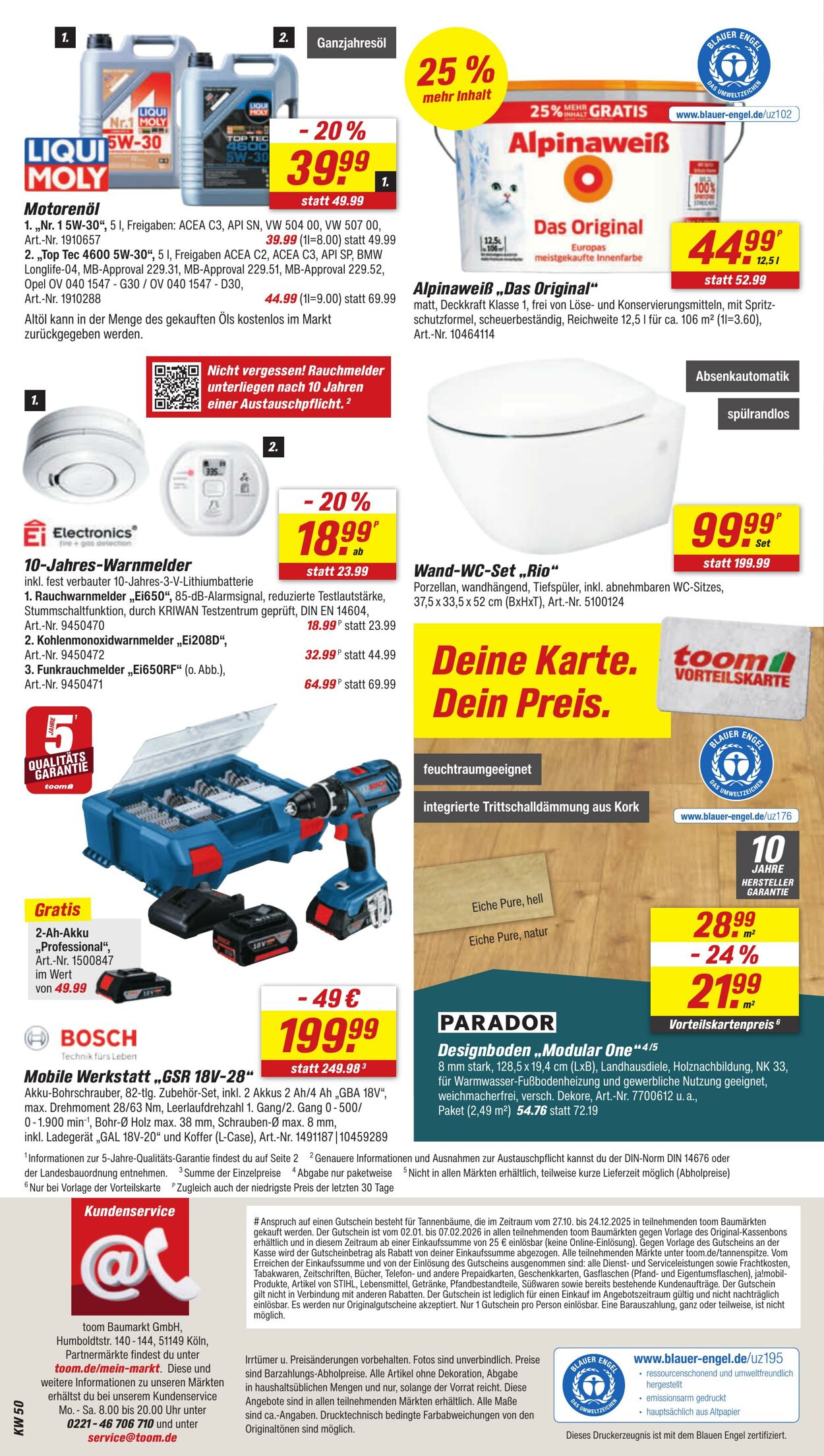 Prospekt Toom Baumarkt 09.12.2025 - 23.12.2025
