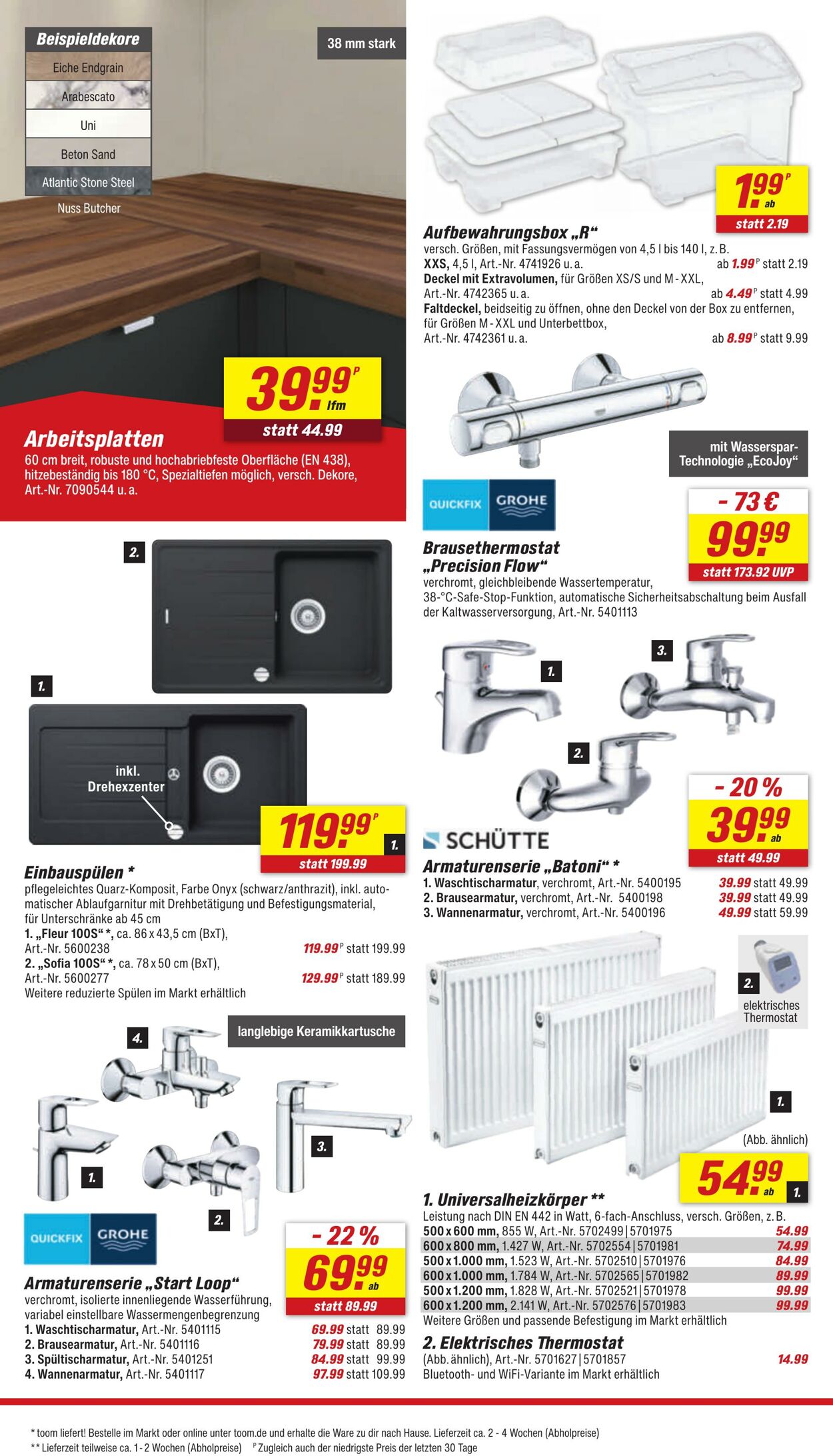 Prospekt Toom Baumarkt 25.08.2025 - 01.09.2025