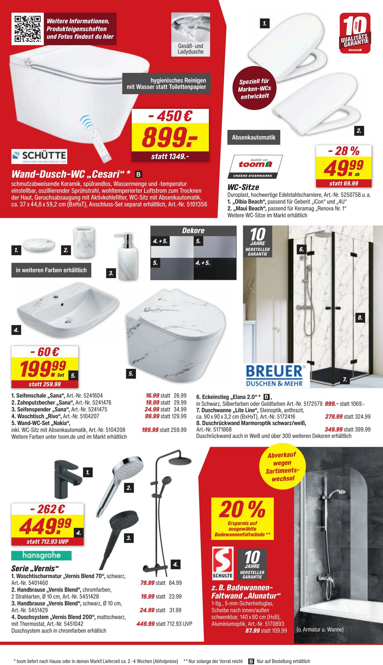 Prospekt Toom Baumarkt 25.08.2025 - 01.09.2025