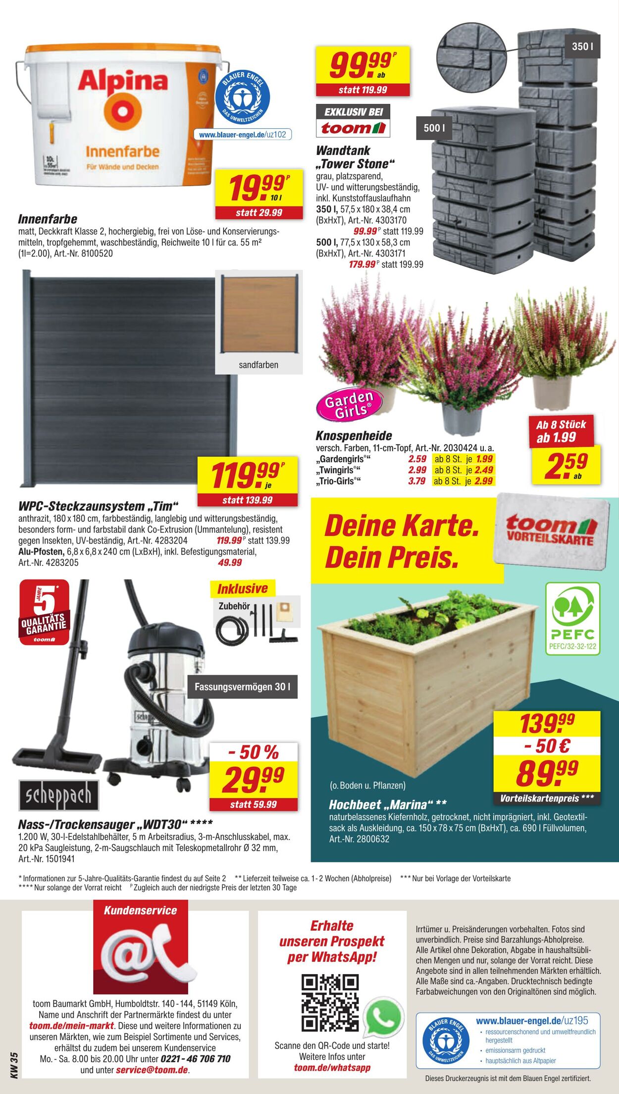 Prospekt Toom Baumarkt 25.08.2025 - 01.09.2025