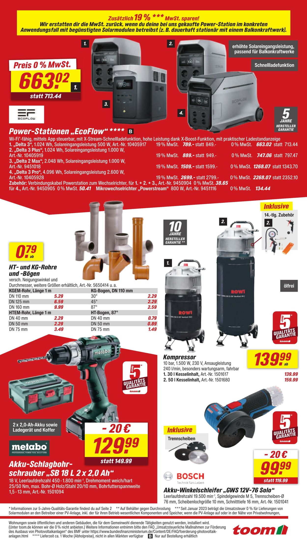 Prospekt Toom Baumarkt 25.08.2025 - 01.09.2025