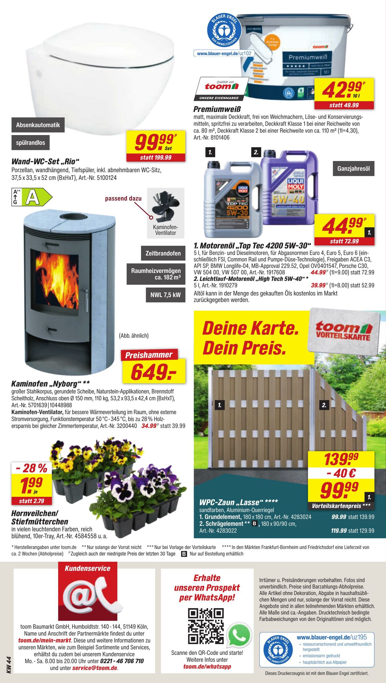 Prospekt Toom Baumarkt 28.10.2025 - 04.11.2025