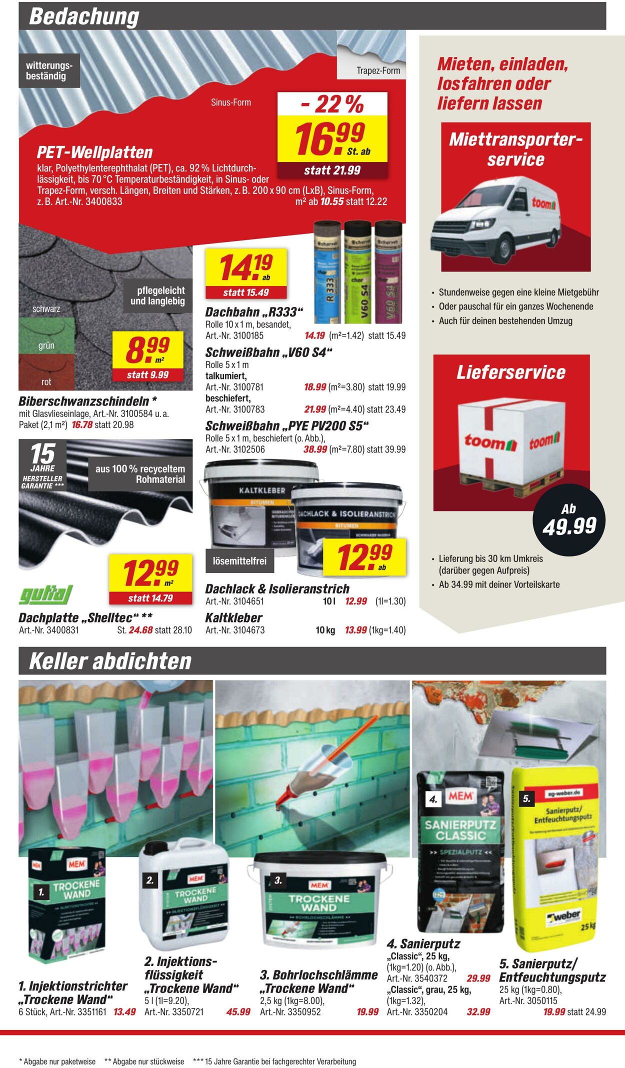Prospekt Toom Baumarkt 29.09.2025 - 06.10.2025