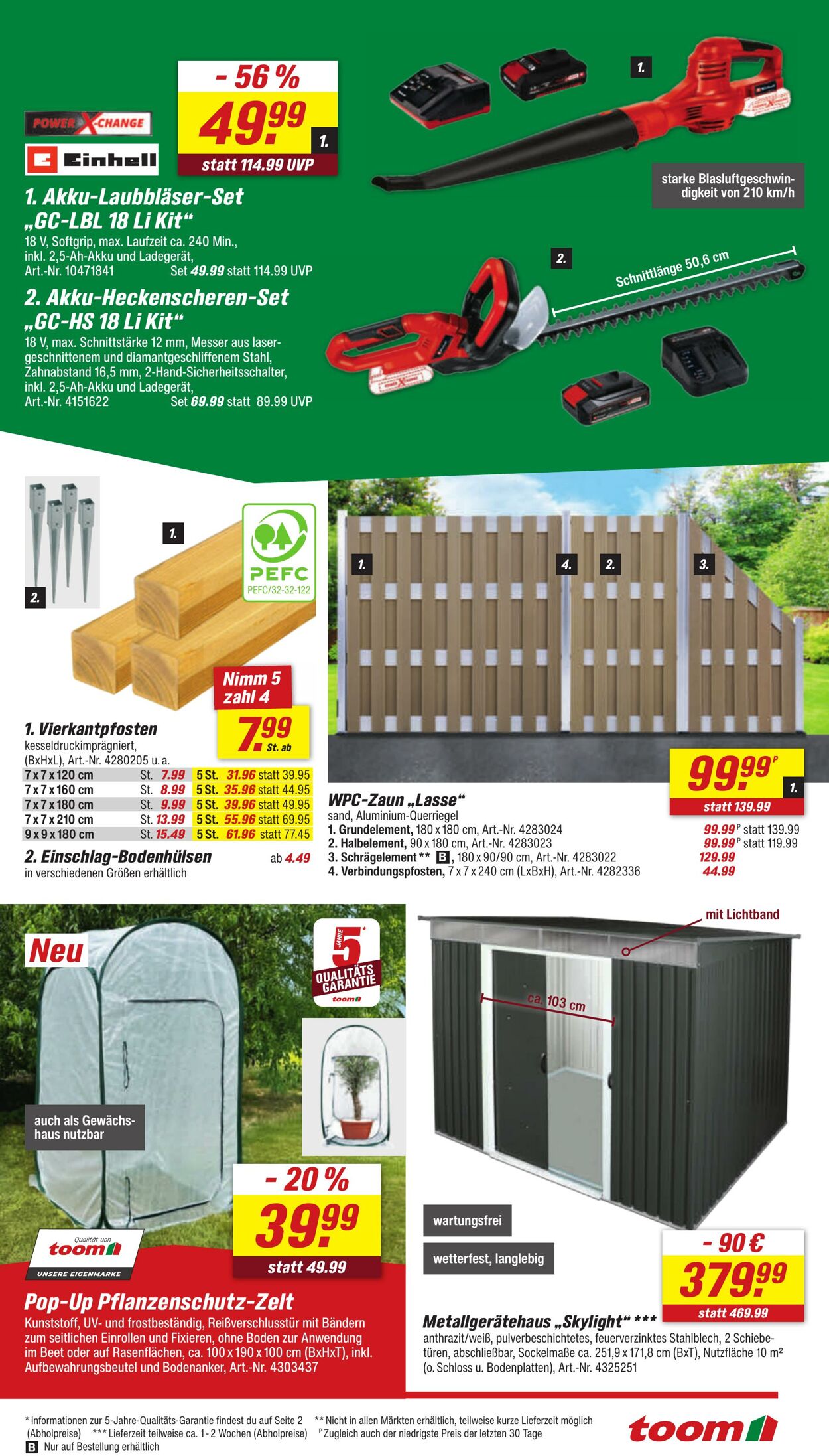 Prospekt Toom Baumarkt 29.09.2025 - 06.10.2025