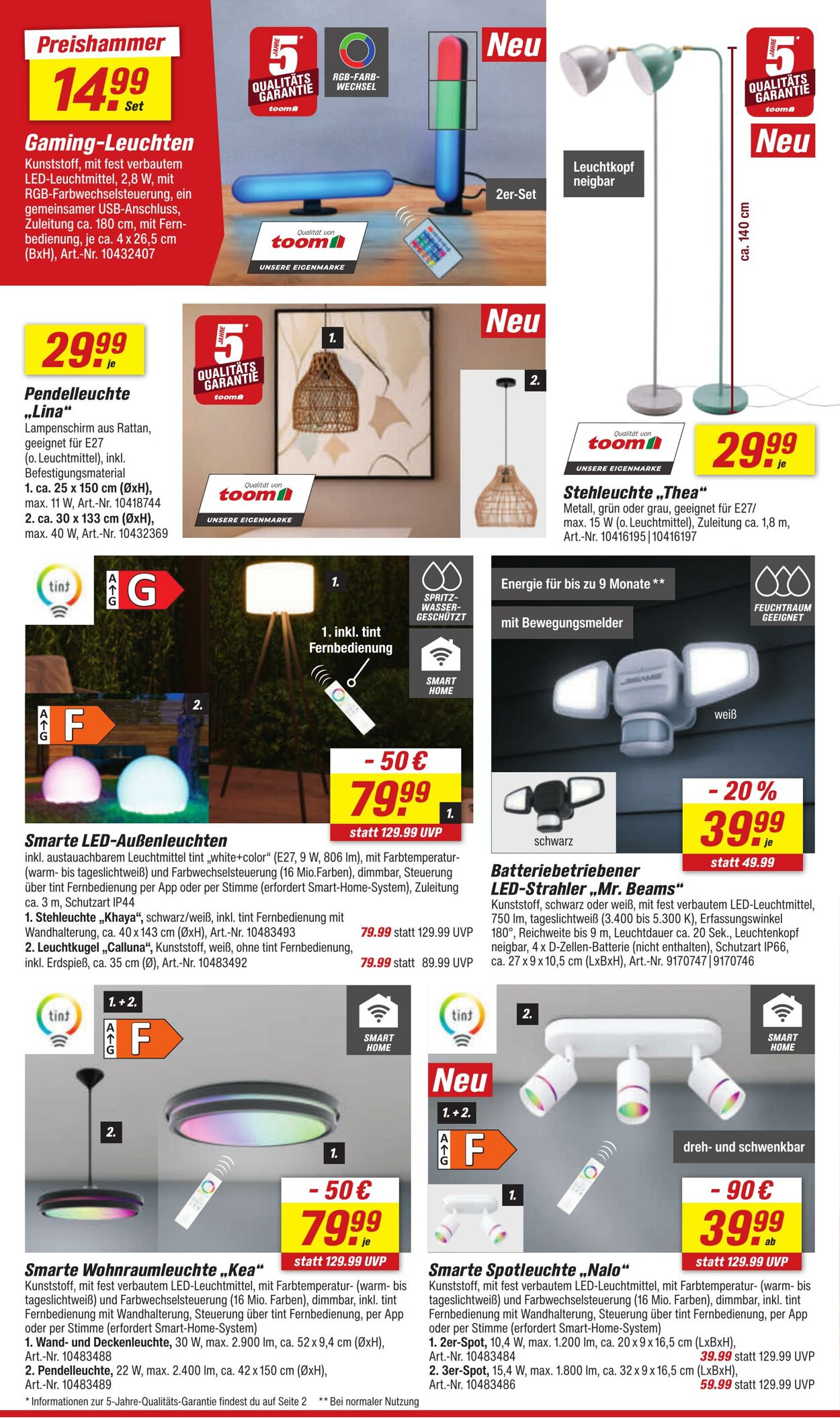 Prospekt Toom Baumarkt 29.09.2025 - 06.10.2025