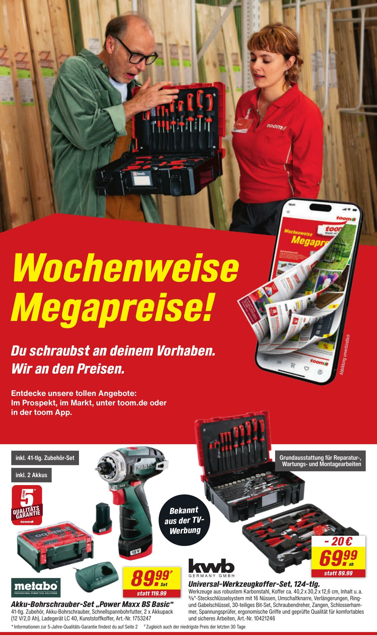 Prospekt Toom Baumarkt 01.09.2025 - 15.09.2025
